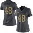 Nike Pittsburgh Steelers #48 Bud Dupree Black Womens Stitched NFL Limited 2016 Salute to Service Jersey