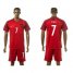 Portugal #7 Figo Home Soccer Country Jersey