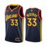 Nike Golden State Warriors #33 James Wiseman Navy Swingman Womens 2022 NBA Finals City Edition Jersey Womens