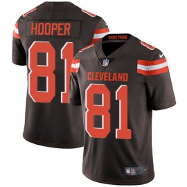 Nike Cleveland Browns #81 Austin Hooper Brown Team Color Mens Stitched NFL Vapor Untouchable Limited Jersey