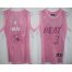Cheap Women Miami Heat 3 Dwyane Wade Pink Jersey