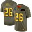 New York New York Jets #26 LeVeon Bell NFL Mens Nike Olive Gold 2019 Salute to Service Limited Jersey