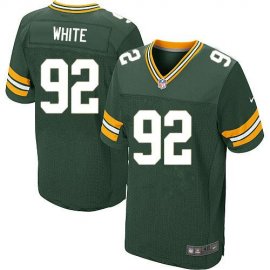 Nike Green Bay Packers #92 Reggie White Green Team Color Mens Stitched NFL Elite Jersey
