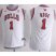 Kids Chicago Bulls 1 Derrick Rose White Revolution 30 Swingman NBA Jerseys Cheap