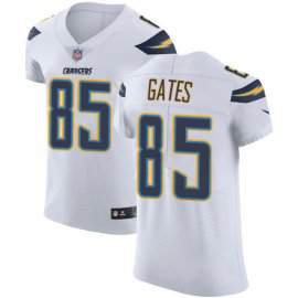 Nike Los Angeles Chargers #85 Antonio Gates White Mens Stitched NFL Vapor Untouchable Elite Jersey