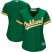Oakland Athletics Majestic Womens Alternate Cool Base Team Jersey Green