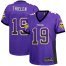 Nike Minnesota Vikings #19 Adam Thielen Purple Team Color Womens Stitched NFL Elite Drift Fashion Jersey