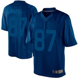 Nike Indianapolis Colts #87 Reggie Wayne Royal Blue Mens Stitched NFL Drenched Limited Jersey