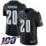 Nike Philadelphia Eagles #20 Brian Dawkins Black Alternate Mens Stitched NFL 100th Season Vapor Limited Jersey