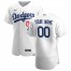 Los Angeles Dodgers Custom Mens Nike White Home 2020 Authentic Player MLB Jersey