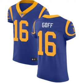 Nike Los Angeles Rams #16 Jared Goff Royal Blue Alternate Mens Stitched NFL Vapor Untouchable Elite Jersey