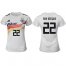 Womens Germany #22 Ter Stegen White Home Soccer Country Jersey
