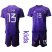Mexico #13 G.Ochoa Purple Goalkeeper Kid Soccer Country Jersey