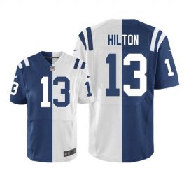 Nike Indianapolis Colts #13 T.Y. Hilton Royal Blue/White Mens Stitched NFL Elite Split Jersey