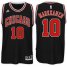 Chicago Bulls #10 Lauri Markkanen Alternate Black New Swingman Stitched NBA Jersey