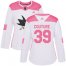 Adidas San Jose Sharks #39 Logan Couture White/Pink Authentic Fashion Womens Stitched NHL Jersey
