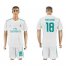 Real Madrid #18 Mariano White Home Soccer Club Jersey
