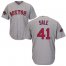 Boston Red Sox #41 Chris Sale Grey Cool Base 2018 World Series Champions Stitched Youth MLB Jersey