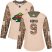Adidas Minnesota Wild #9 Mikko Koivu Camo Authentic 2017 Veterans Day Womens Stitched NHL Jersey