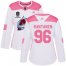 Adidas Colorado Avalanche #96 Mikko Rantanen White/Pink 2022 Stanley Cup Champions Authentic Fashion Womens Stitched NHL Jersey Womens