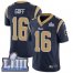 Nike Los Angeles Rams #16 Jared Goff Navy Blue Team Color Super Bowl LIII Bound Youth Stitched NFL Vapor Untouchable Limited Jersey
