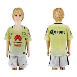 America Blank Home Kid Soccer Club Jersey