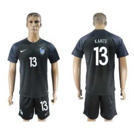 France #13 Kante Away Soccer Country Jersey