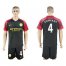 Manchester City #4 Kompany Away Soccer Club Jersey