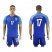 Brazil #17 Gustavo Blue Soccer Country Jersey