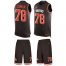 Nike Cleveland Browns #78 Jack Conklin Brown Team Color Mens Stitched NFL Limited Tank Top Suit Jersey