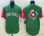 Mens Mexico Baseball 2023 Green World Big Logo With Patch Classic Stitched Jersey