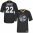 Mens Golden State Warriors #22 Matt Barnes adidas Slate Swingman Alternate Jersey