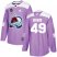 Adidas Colorado Avalanche #49 Samuel Girard Purple Youth 2022 Stanley Cup Champions Authentic Fights Cancer Stitched NHL Jersey Youth
