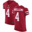 Nike San Francisco 49ers #4 Nick Mullens Red Team Color Mens Stitched NFL Vapor Untouchable Elite Jersey