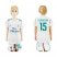 Real Madrid #15 F.Coentrao White Home Kid Soccer Club Jersey