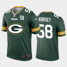 Green Bay Packers #58 Christian Kirksey Green Mens Nike Big Team Logo Player Vapor Limited NFL Jersey