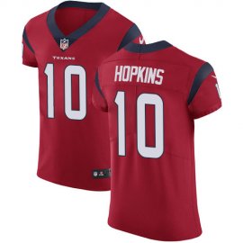 Nike Houston Texans #10 DeAndre Hopkins Red Alternate Mens Stitched NFL Vapor Untouchable Elite Jersey