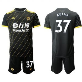 Wolves #37 Adama Away Soccer Club Jersey