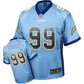 Nike Los Angeles Chargers #99 Jerry Tillery Electric Blue Alternate Mens Stitched NFL Elite Drift Fashion Jersey