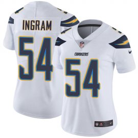 Nike Los Angeles Chargers #54 Melvin Ingram White Womens Stitched NFL Vapor Untouchable Limited Jersey