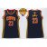 Womens Cavaliers #23 LeBron James Navy Blue The Finals Patch Dress Stitched NBA Jersey