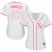 Kansas City Royals #27 Raul Mondesi White/Pink Fashion Womens Stitched MLB Jersey