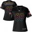 Nike San Francisco 49ers #69 Mike McGlinchey Black Womens NFL Fashion Game Jersey