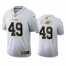 Buffalo Buffalo Bills #49 Tremaine Edmunds Mens Nike White Golden Edition Vapor Limited NFL 100 Jersey