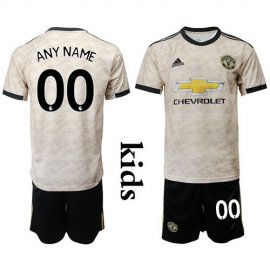 Manchester United Personalized Away Kid Soccer Club Jersey