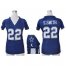 Nike Dallas Cowboys #22 Emmitt Smith Navy Blue Team Color Draft Him Name & Number Top Womens Stitched NFL Elite Jersey