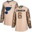Adidas St. Louis Blues #6 Joel Edmundson Camo Authentic 2017 Veterans Day Stitched NHL Jersey