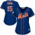 New York Mets #15 Tim Tebow Blue Alternate Womens Stitched MLB Jersey