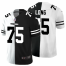 Las Vegas Raiders #75 Howie Long Mens Black V White Peace Split Nike Vapor Untouchable Limited NFL Jersey