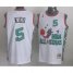 Dallas Mavericks 5 Jason Kidd 1996 All Star White Throwback NBA Jersey Cheap